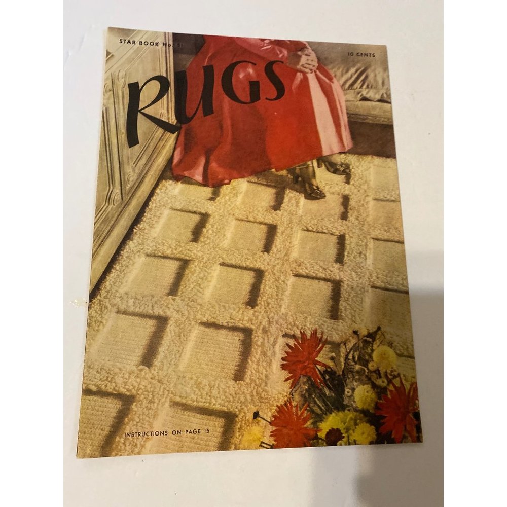 Vintage Star book rugs no 51 knit? crochet?